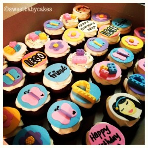 Lego Friends cupcakes