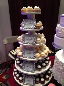 sample cupcake tower